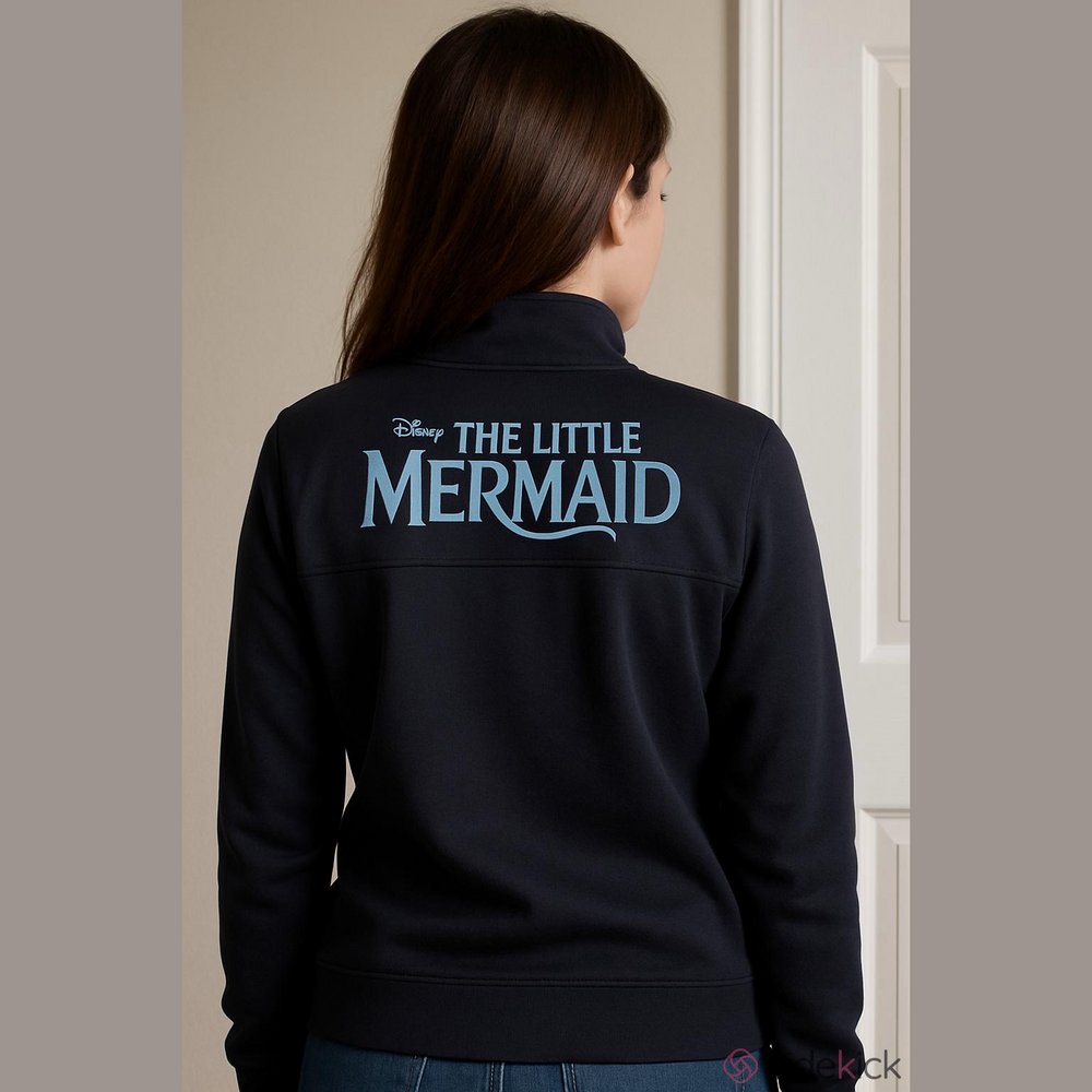 Little Mermaid Zip Up Sweatshirt M